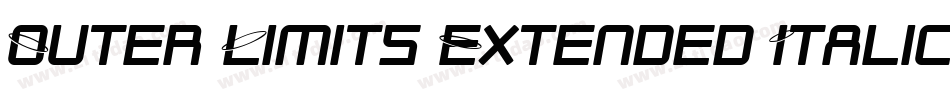 Outer Limits Extended Italic字体转换